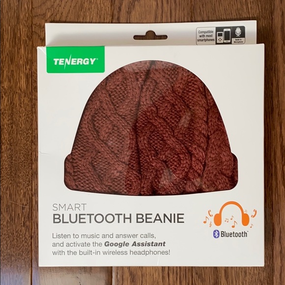 🎉HP🎉 Tenergy Smart Bluetooth Beanie 💗 Rust - Picture 9 of 16